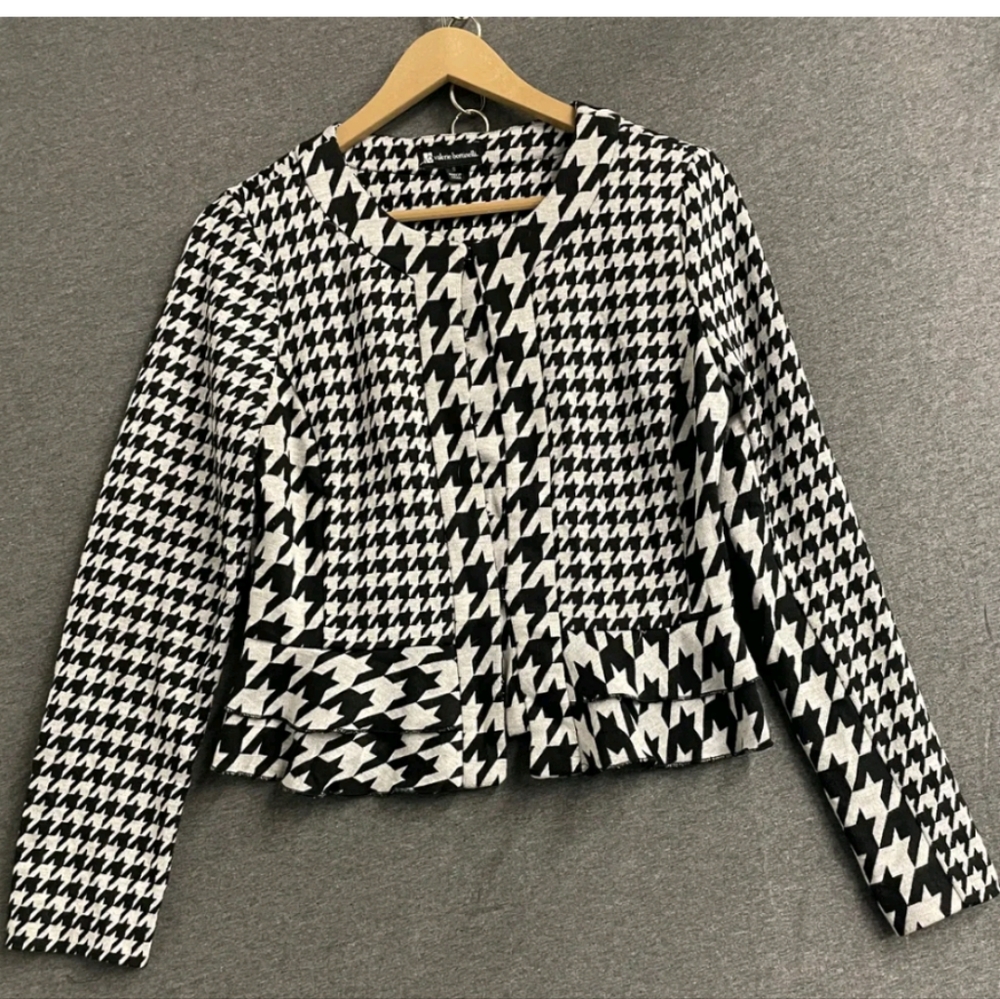 Womens / Miss Light weight jacket Houndstooth Small